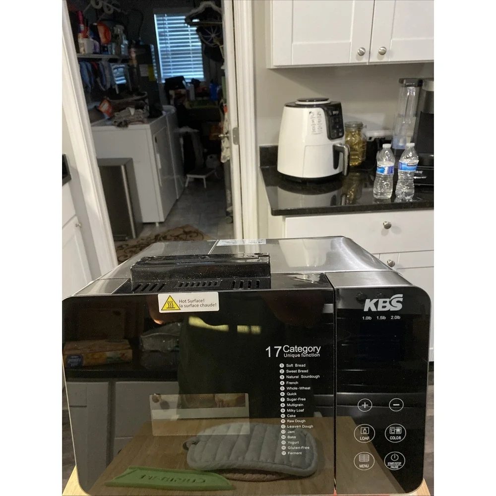 KBS MBF-010 Stainless Steel Bread Machine Maker - Tested & Works!